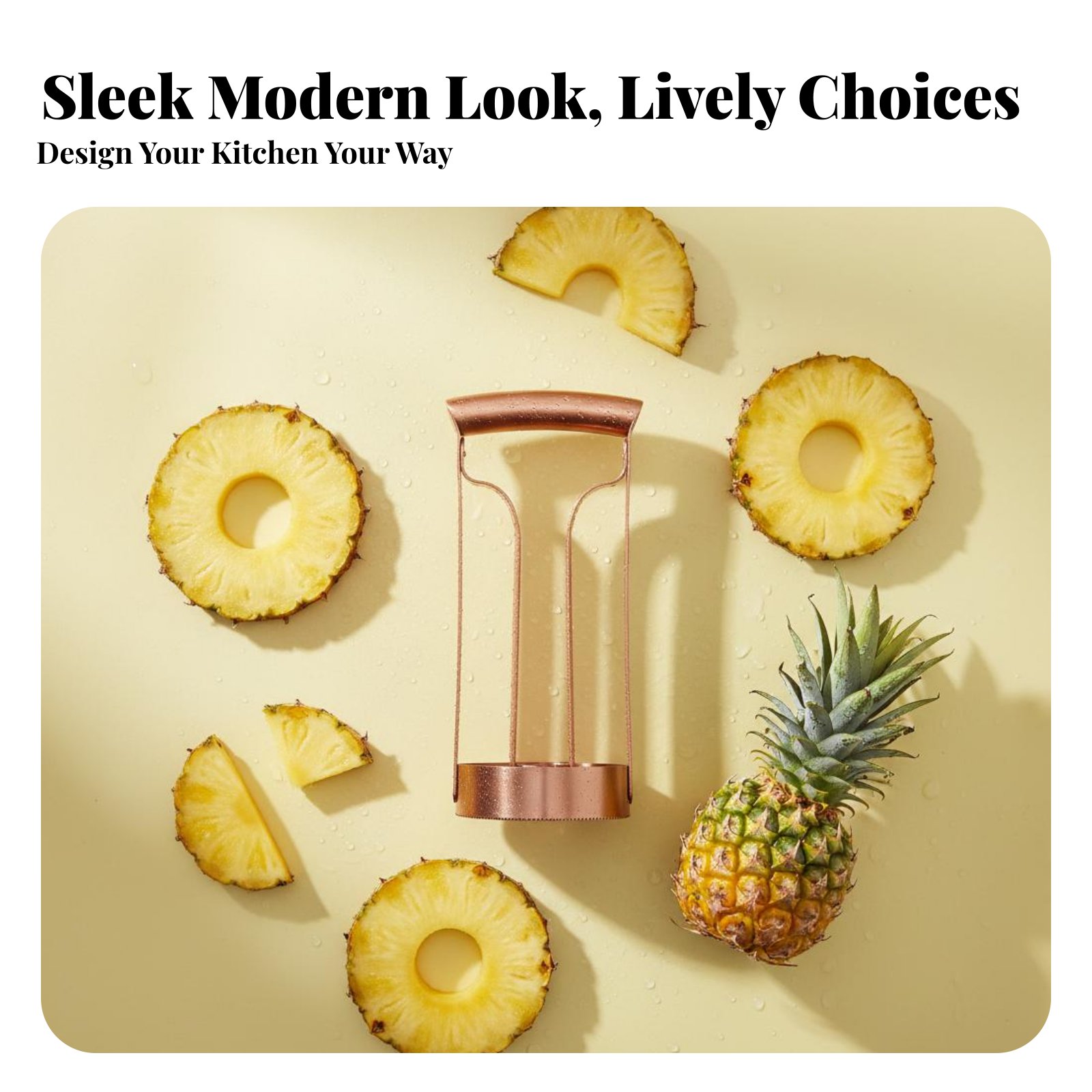 Kitchen Gadgets Useful - Tagliapineapple in Acciaio Inossidabile, Affetta e