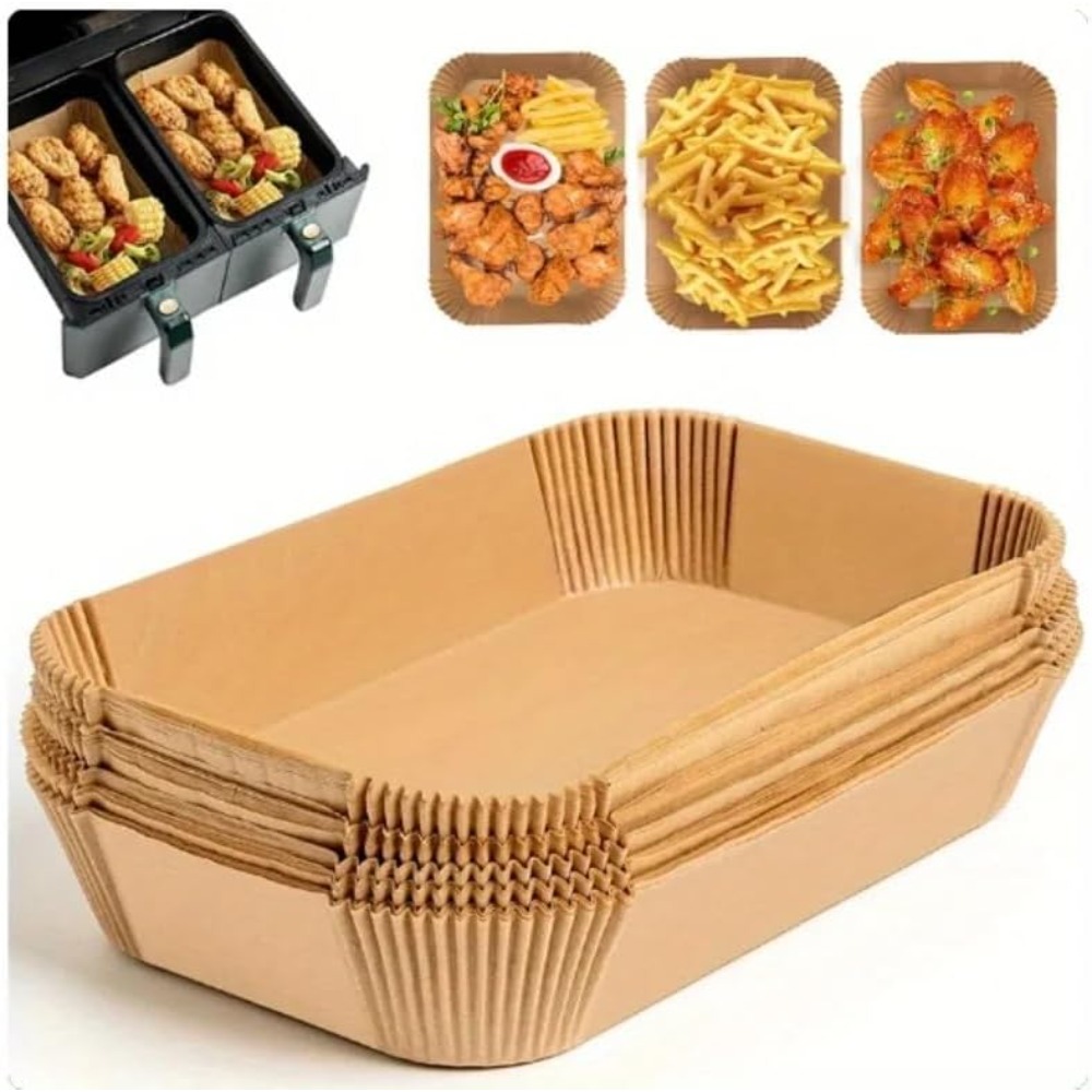 Kitchen Gadgets Air Fryer - 50/100 Pezzi Carta da Forno Monouso