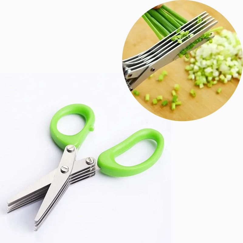 Herb Scissors 5 Blade - Forbici per Erbe Aromatiche Salva-Tempo con