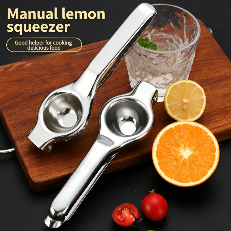 Citrus Lemon Squeezer - Spremiagrumi Manuale in Acciaio Inox, Spremiagrumi