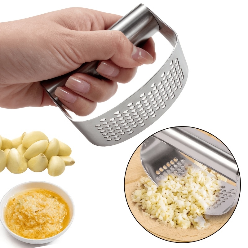 Kitchen Gadgets Useful - Pressa per Aglio Manuale in Acciaio