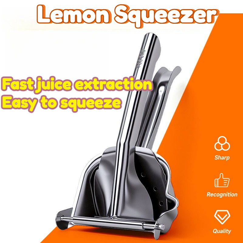 Citrus Lemon Squeezer - Spremiagrumi Manuale in Acciaio Inox 304,