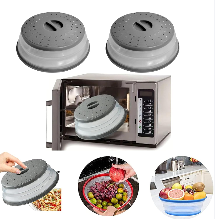 Kitchen Gadgets Useful - Coperchi Antispruzzo per Microonde, Coperchio Pieghevole