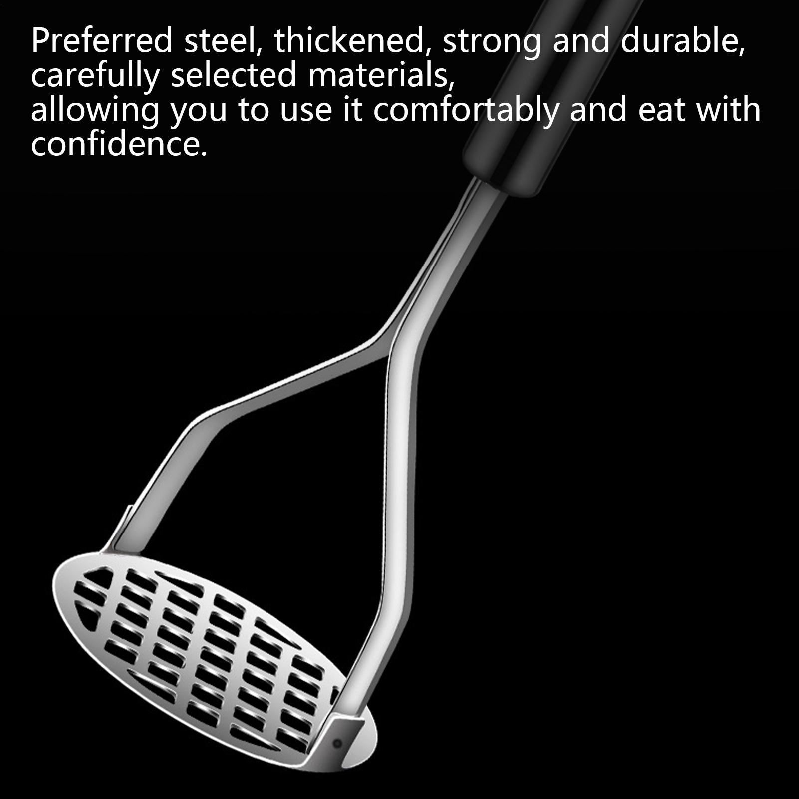 Kitchen Gadgets Men - Schiacciapatate manuale in acciaio inossidabile per