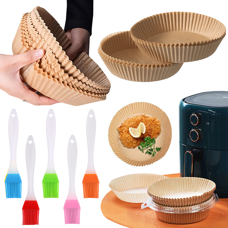 Kitchen Gadgets Air Fryer - 50/100PCS Piastra di carta per friggitrice