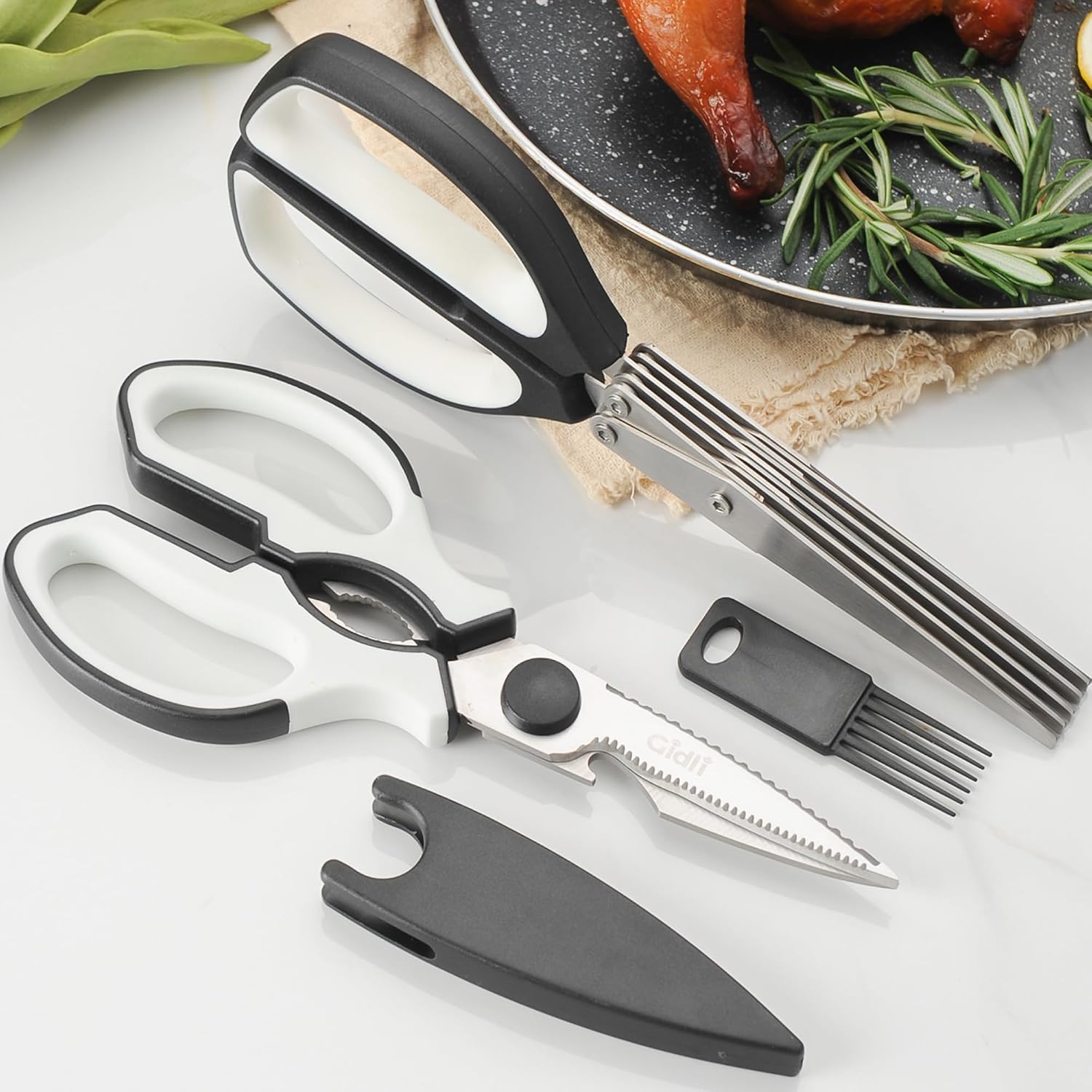 Herb Scissors 5 Blade - Set di forbici per erbe aromatiche