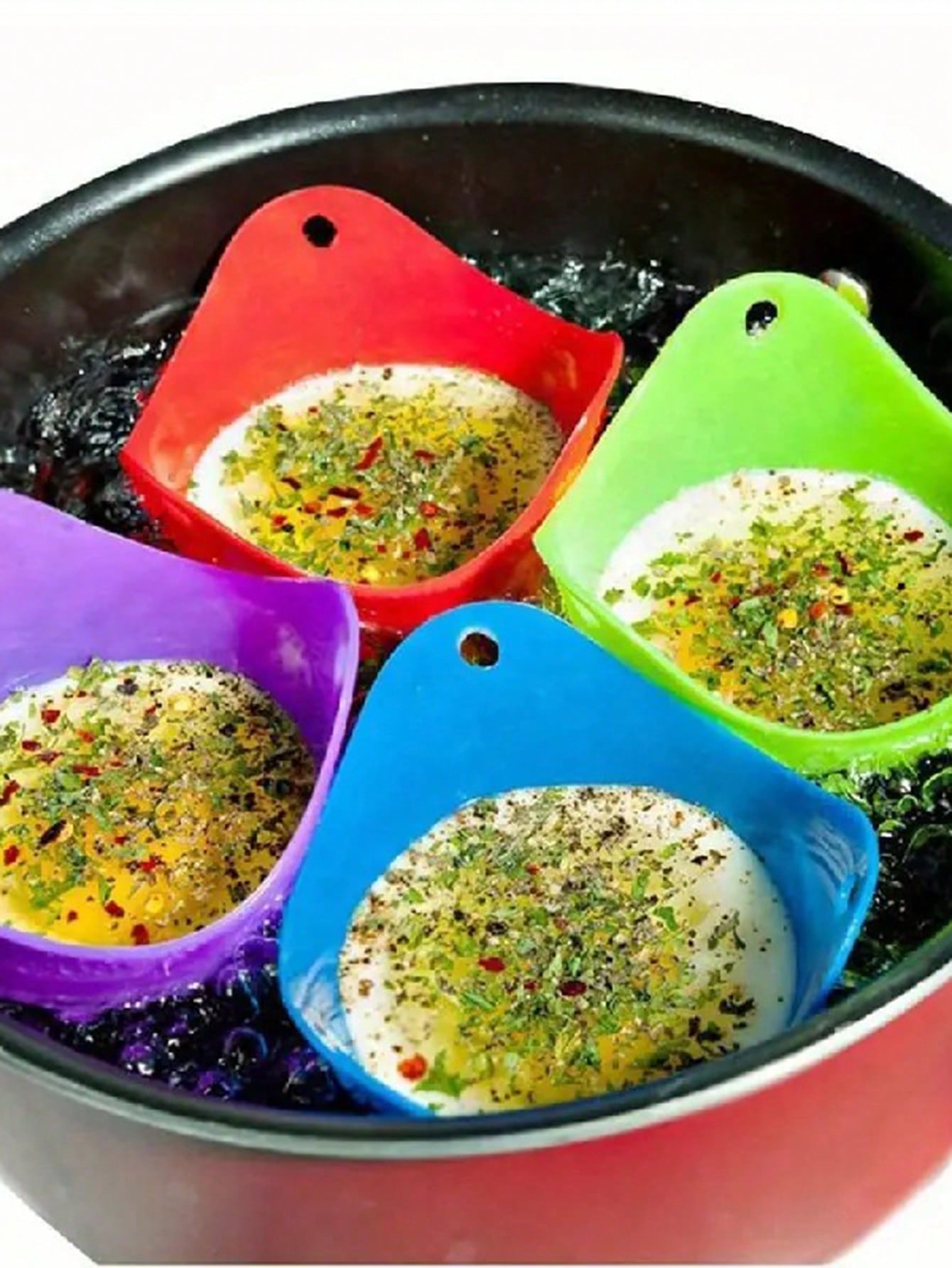 Kitchen Gadgets Air Fryer - 4 pezzi in colori casuali tazza