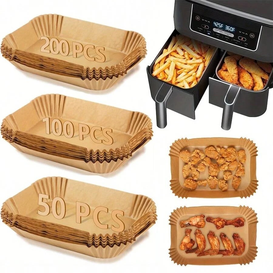 Kitchen Gadgets Air Fryer - Cartine per Friggitrice ad Aria Monouso,