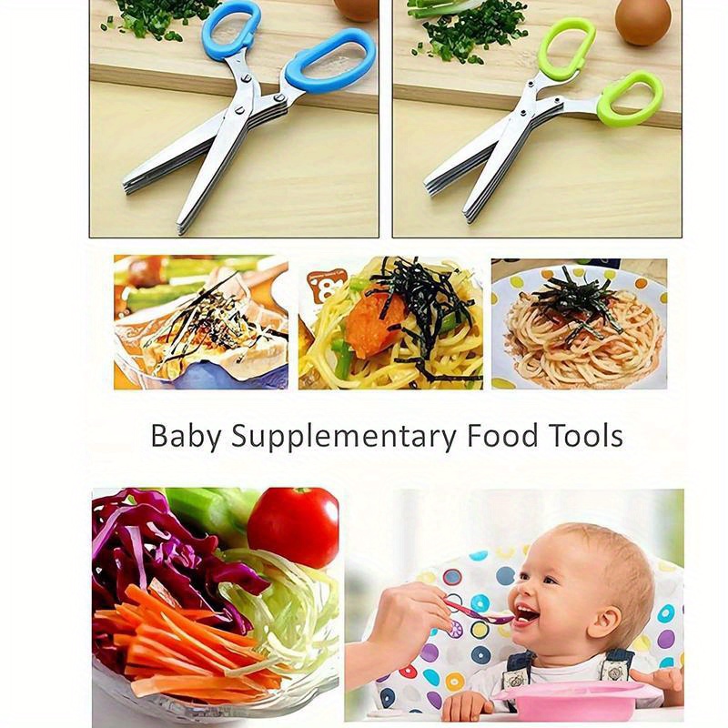 Cesoie da cucina in acciaio in - Herb Scissors 5 Blade recensione e prezzo