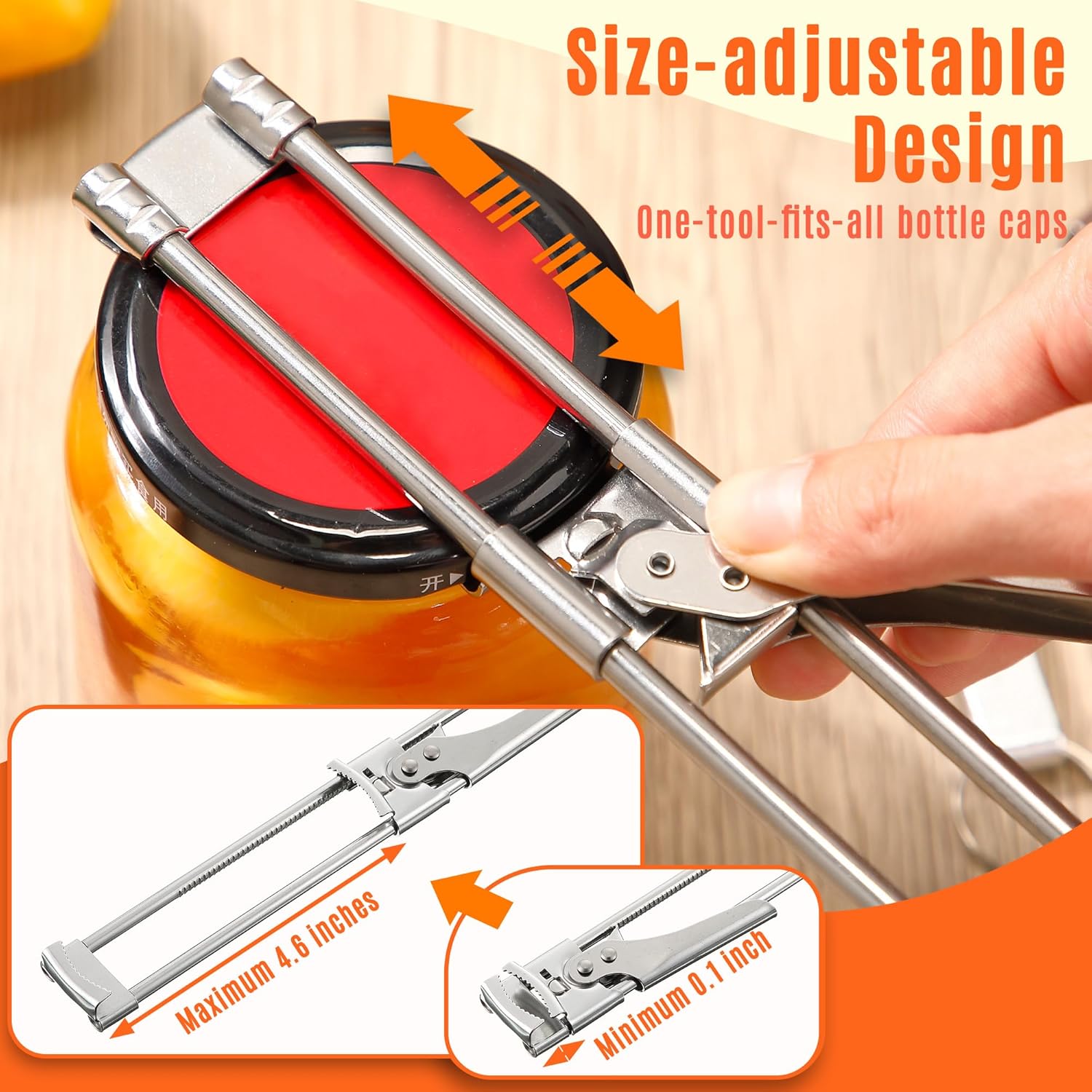 Apriscatole regolabile in acci - Kitchen Gadgets Men recensione e prezzo
