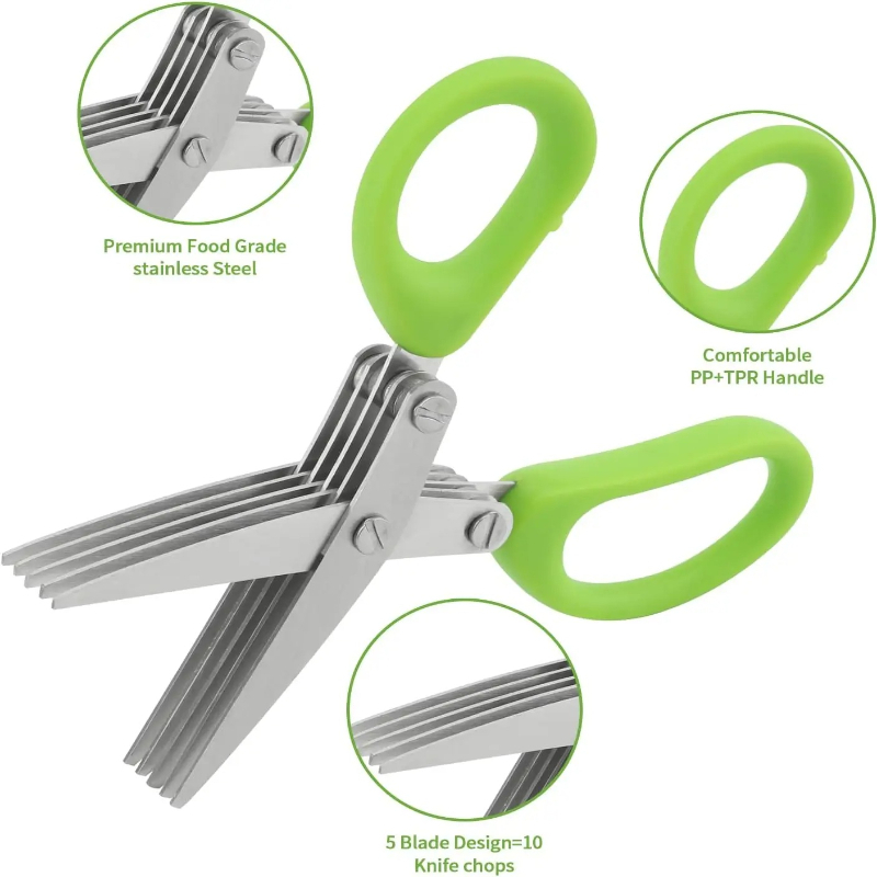 Forbici per Erbe Aromatiche Sa - Herb Scissors 5 Blade recensione e prezzo