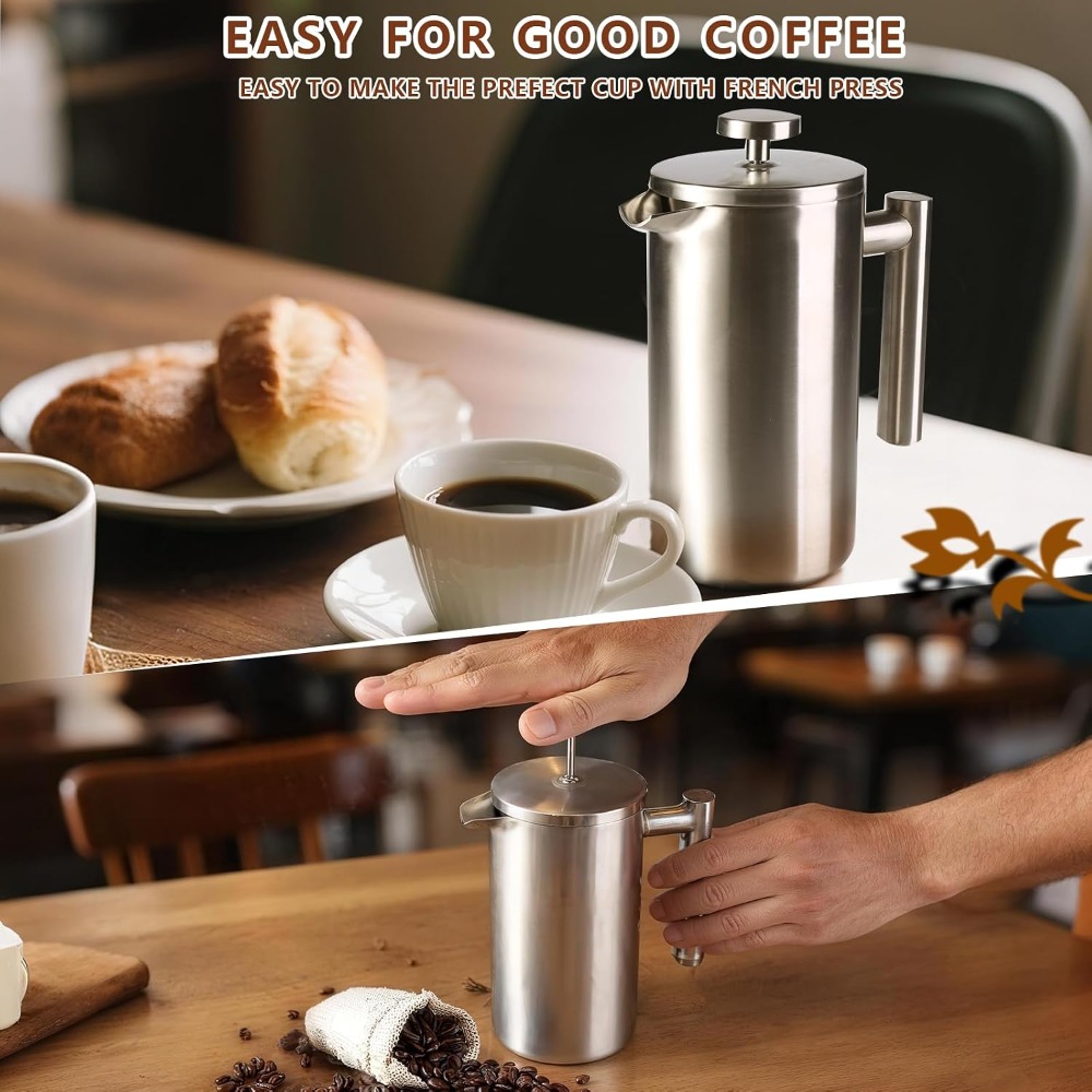 Caffettiera French Press, in a - French Press Coffee Maker recensione e prezzo