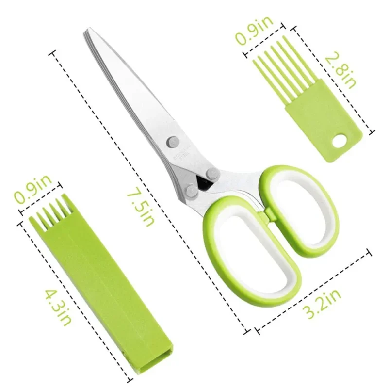 Forbici per Erbe in Acciaio In - Herb Scissors 5 Blade recensione e prezzo