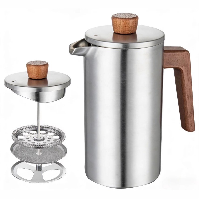JUSTINLAU Caffettiera French P - French Press Coffee Maker recensione e prezzo