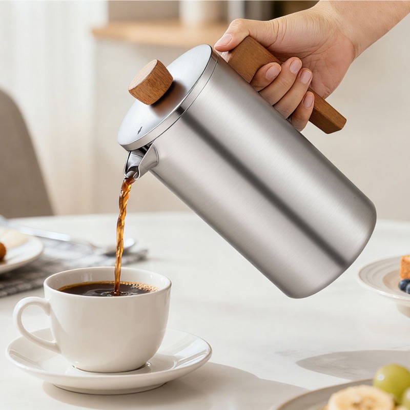 JUSTINLAU Caffettiera French P - French Press Coffee Maker recensione e prezzo