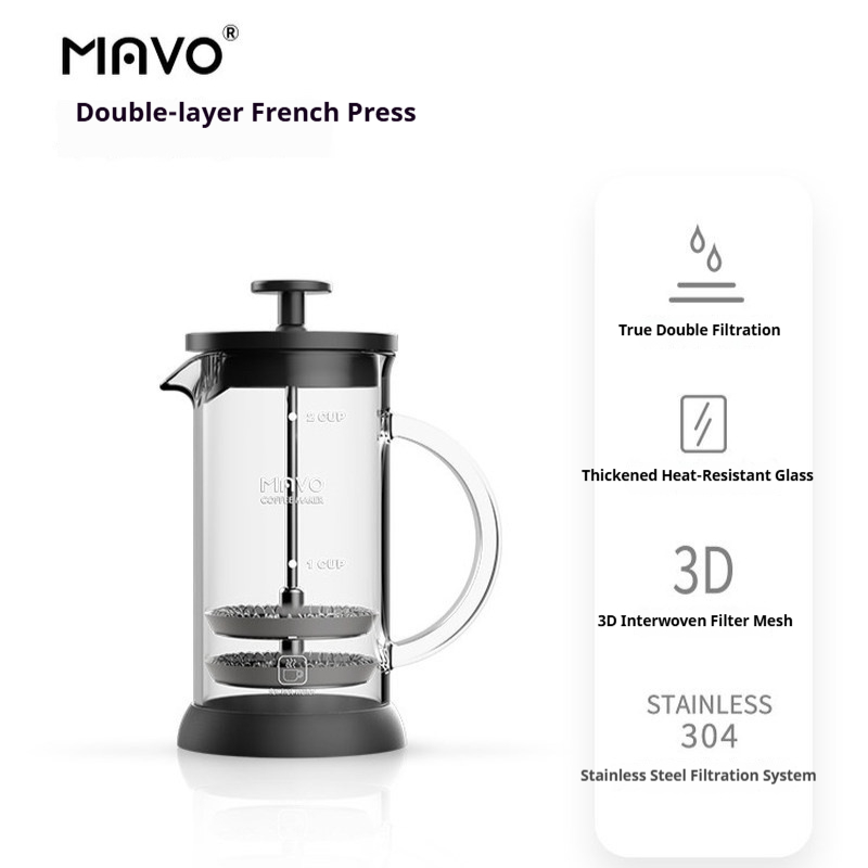 Caffettiera French Press MAVO  - French Press Coffee Maker recensione e prezzo