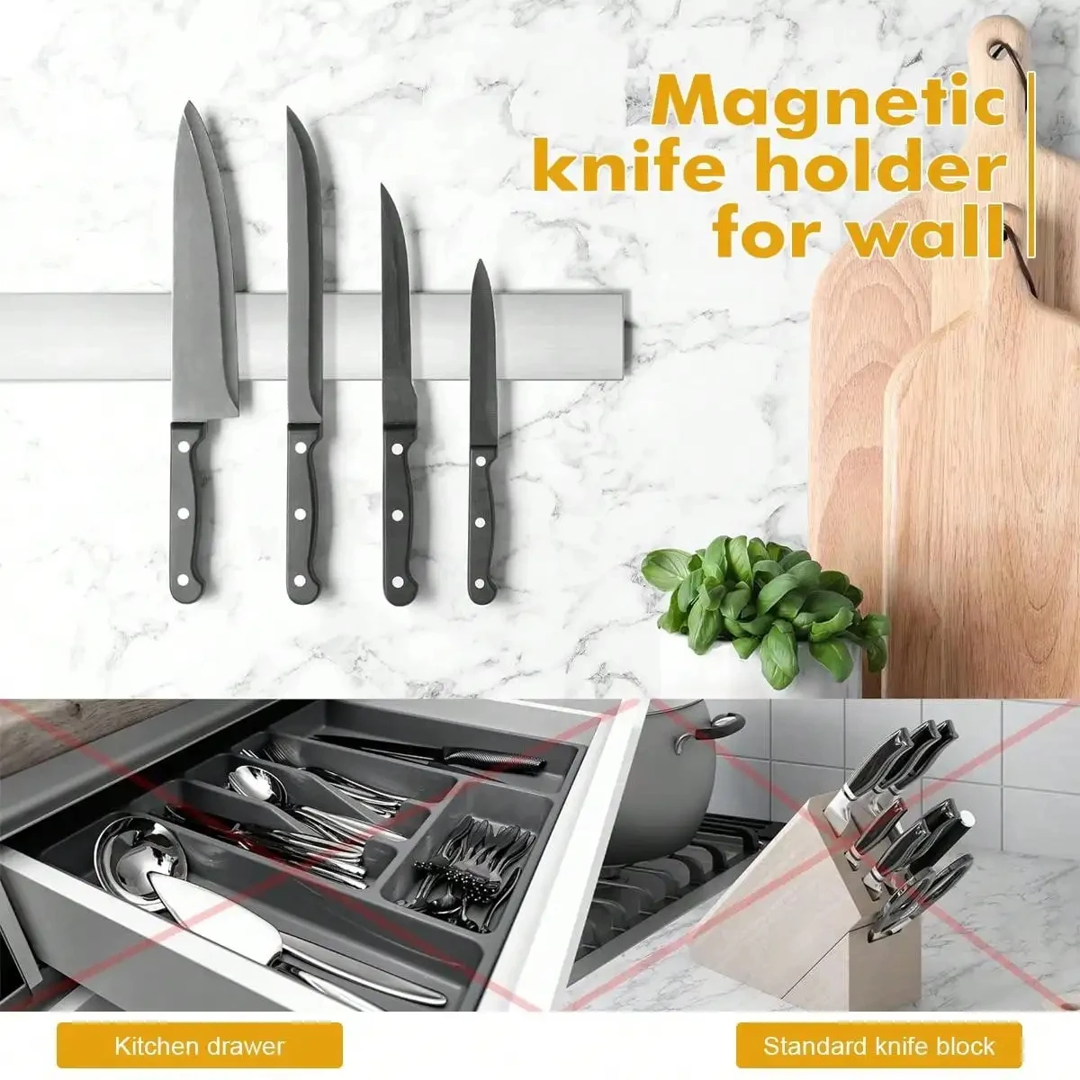 Leeseph Portacoltelli magnetic - Magnetic Knife Strip recensione e prezzo