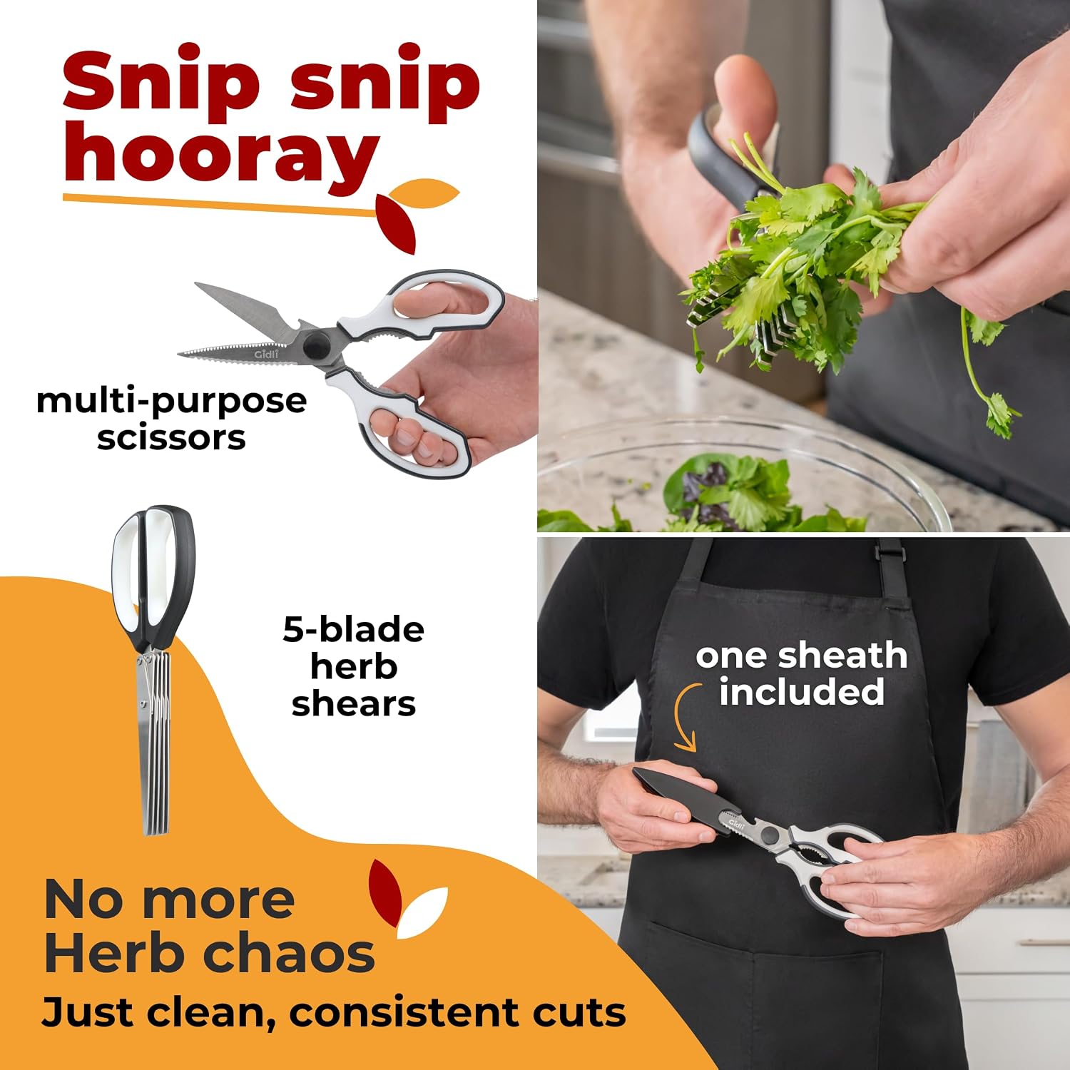 Set di forbici per erbe aromat - Herb Scissors 5 Blade recensione e prezzo